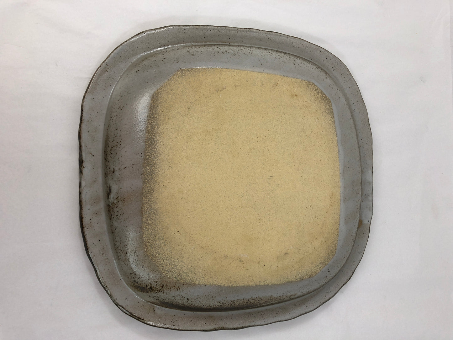 Large Pottery Dish with Tree Design (18794)