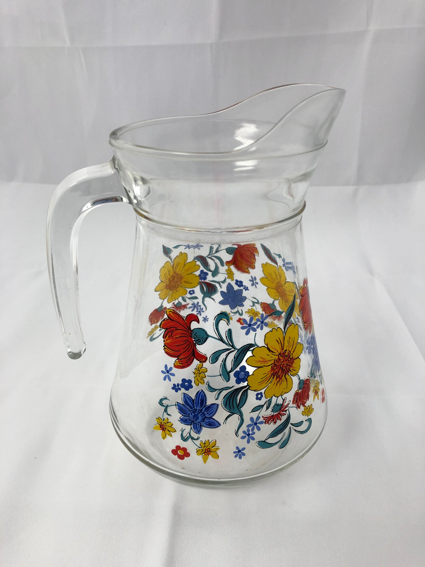 Vintage Water Pitcher/Jug - Wild Flowers (20174)