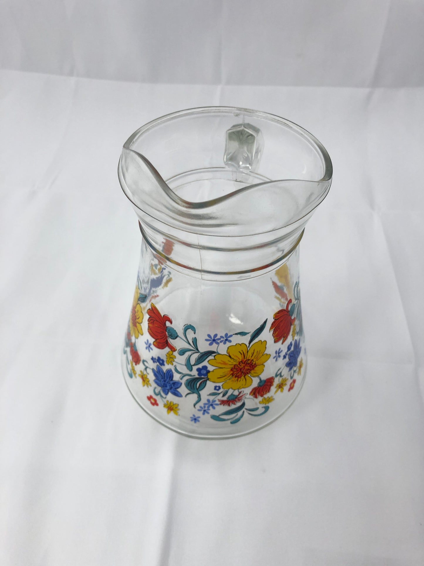 Vintage Water Pitcher/Jug - Wild Flowers (20174)