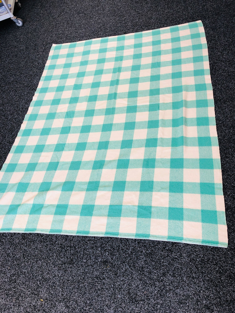 
                  
                    Green/Cream Petone Wool Blanket (17295)
                  
                