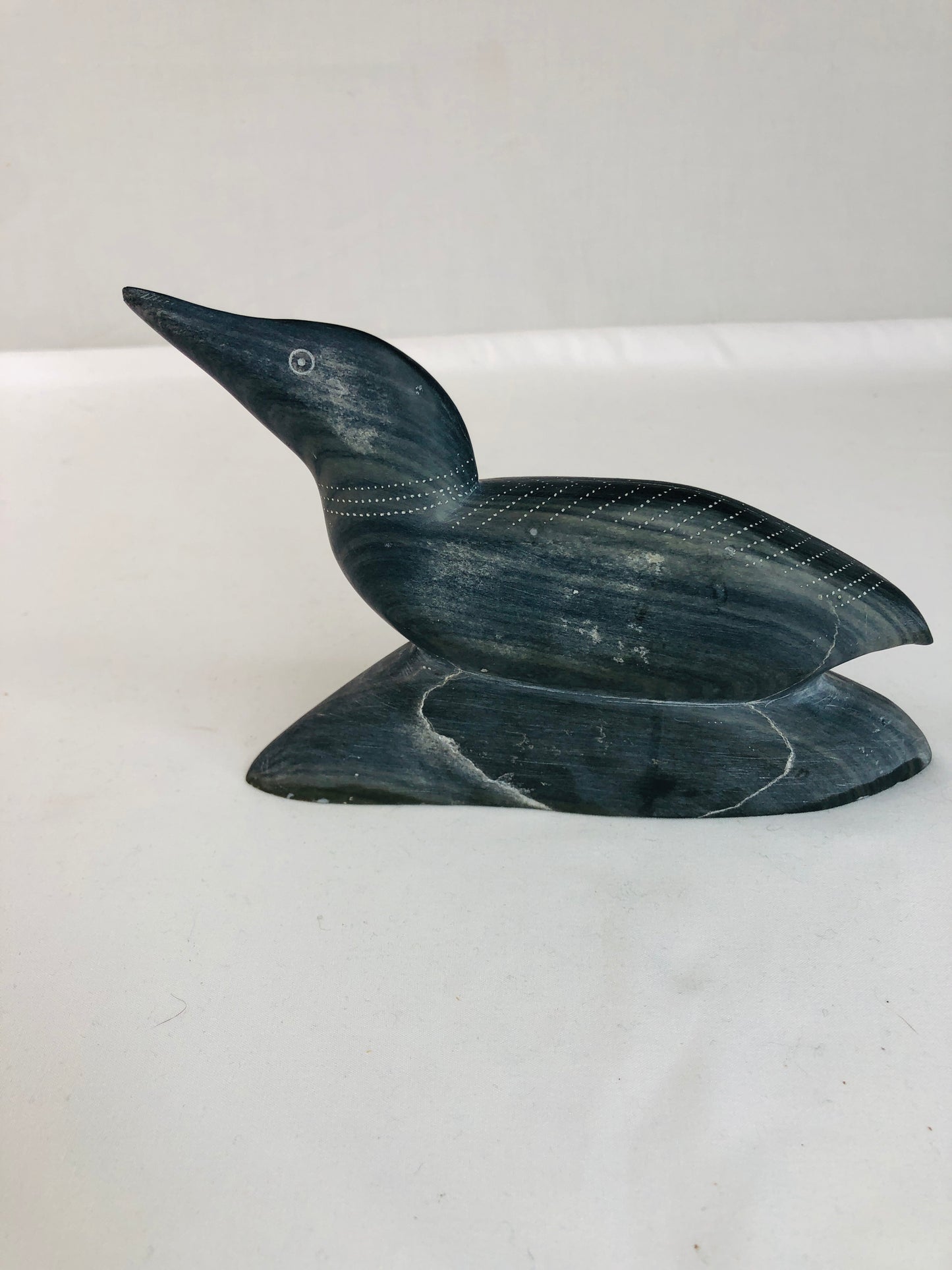 
                  
                    Vintage Carved Soapstone Water Bird (17320)
                  
                
