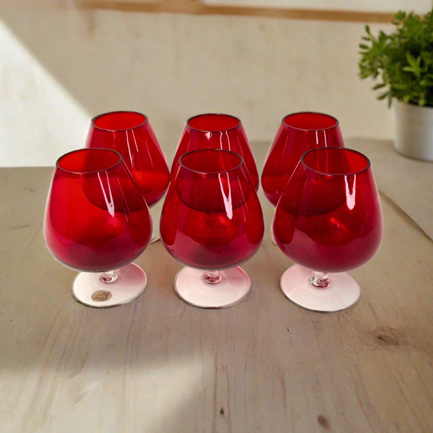 
                  
                    Bohemia - Red Brandy Balloon Glasses (16893)
                  
                