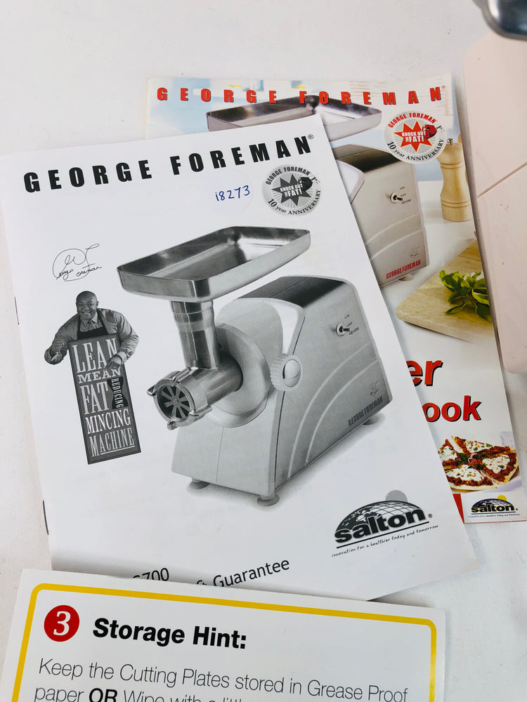 
                  
                    George Foreman GFMG700 Gourmet Meat Mincer (18273)
                  
                