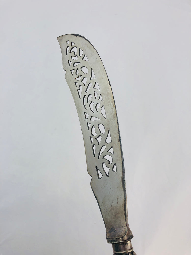 
                  
                    Large J R + P S  Silver Plate Fish Knife (21317)
                  
                