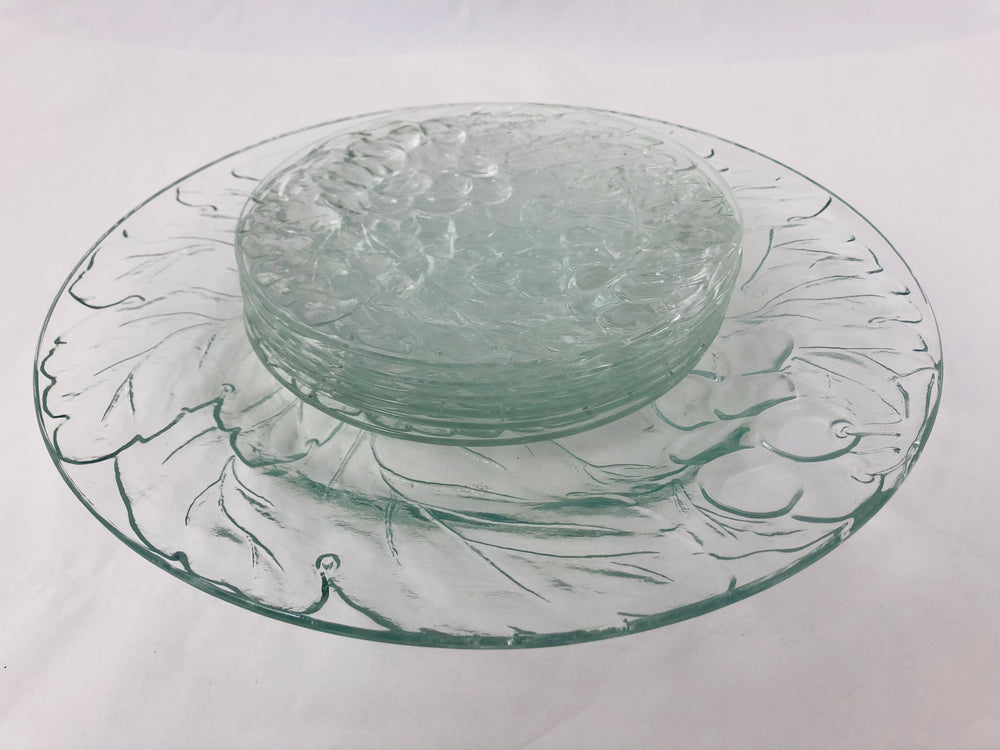 Vintage 7 Piece Desert Plate Set (21277)