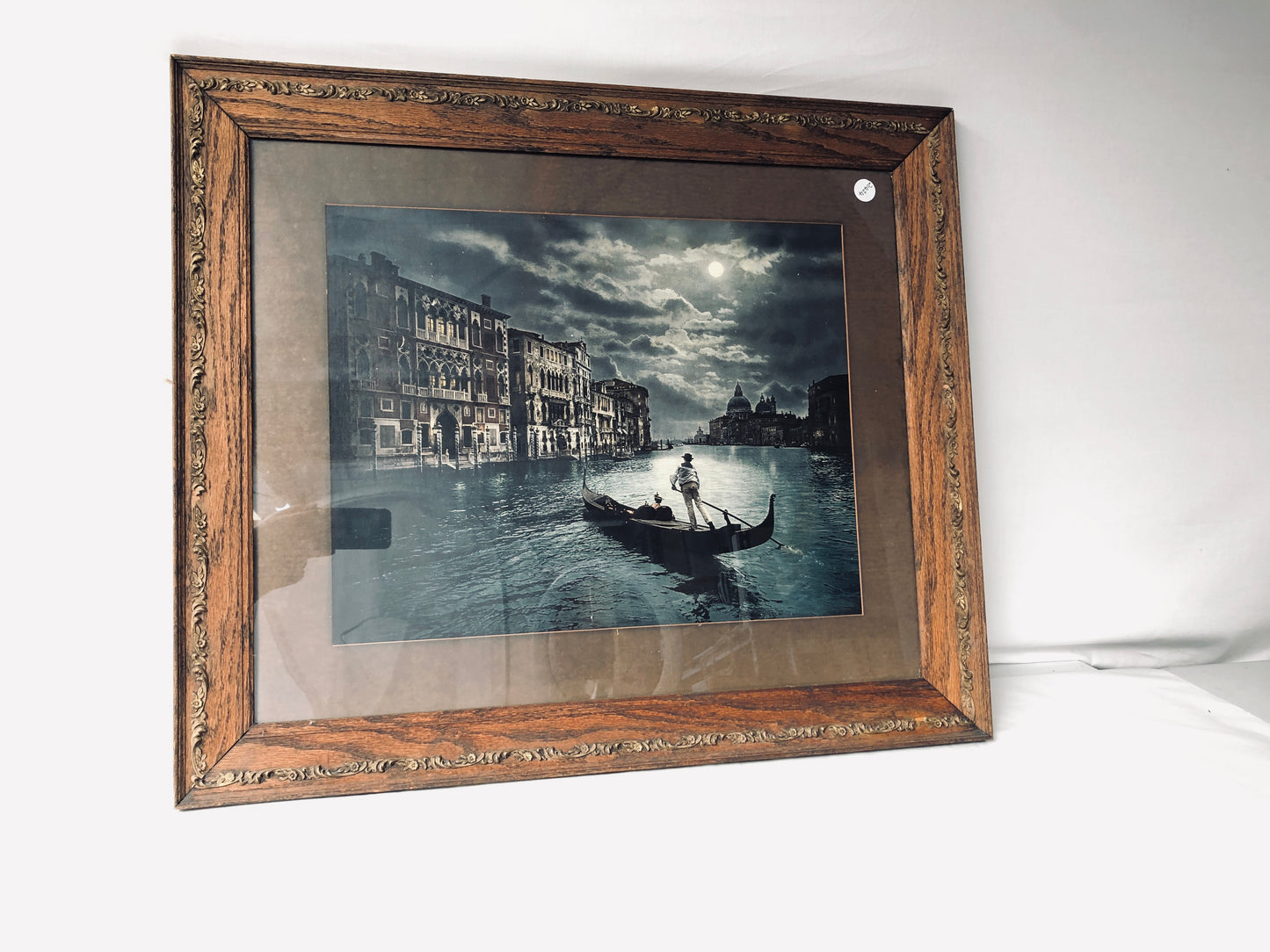 
                  
                    Ornate Oak Frame Picture - Italy Print (20424)
                  
                