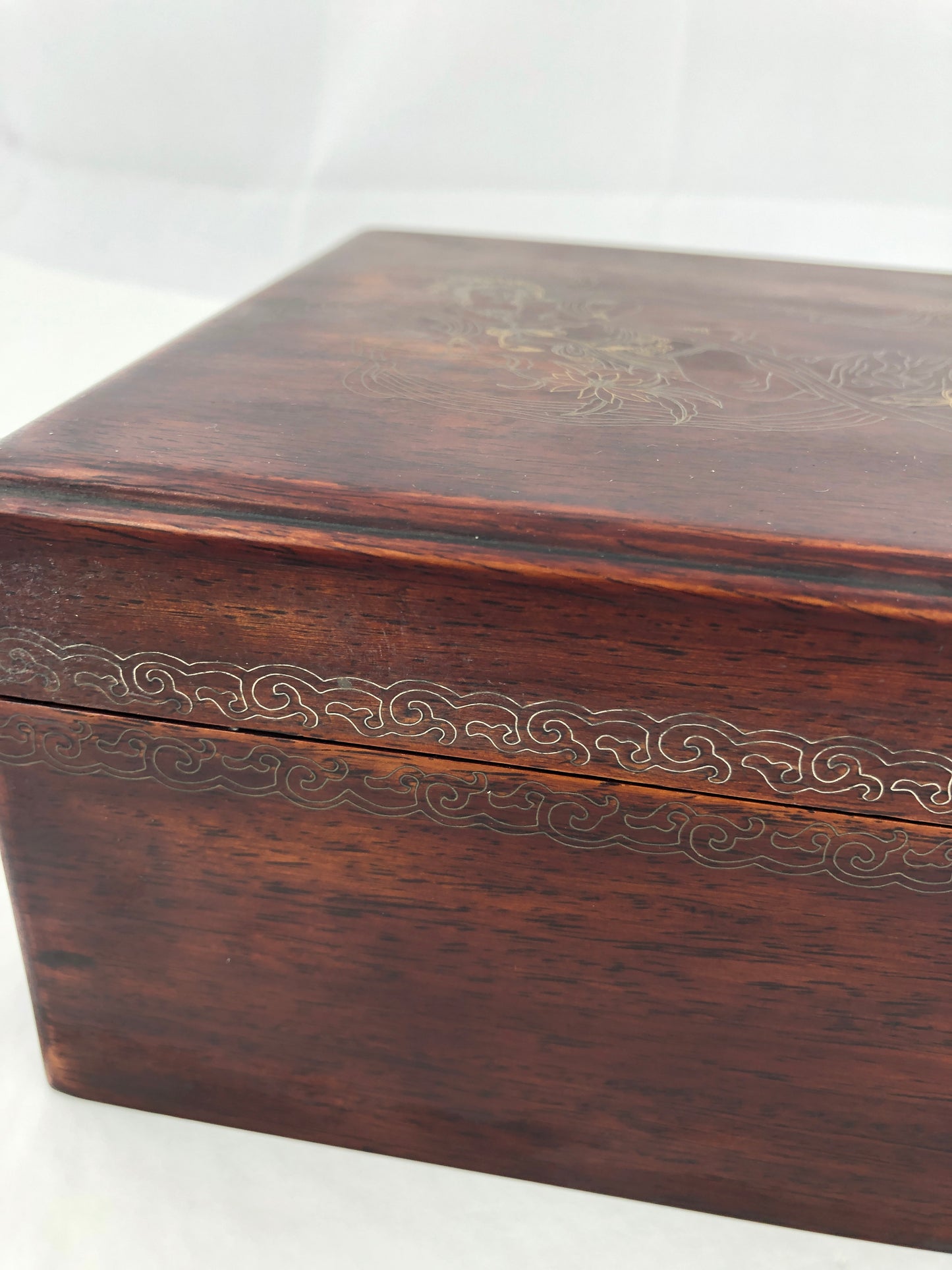 
                  
                    Wood Jewellery Box with Inlay (19163)
                  
                