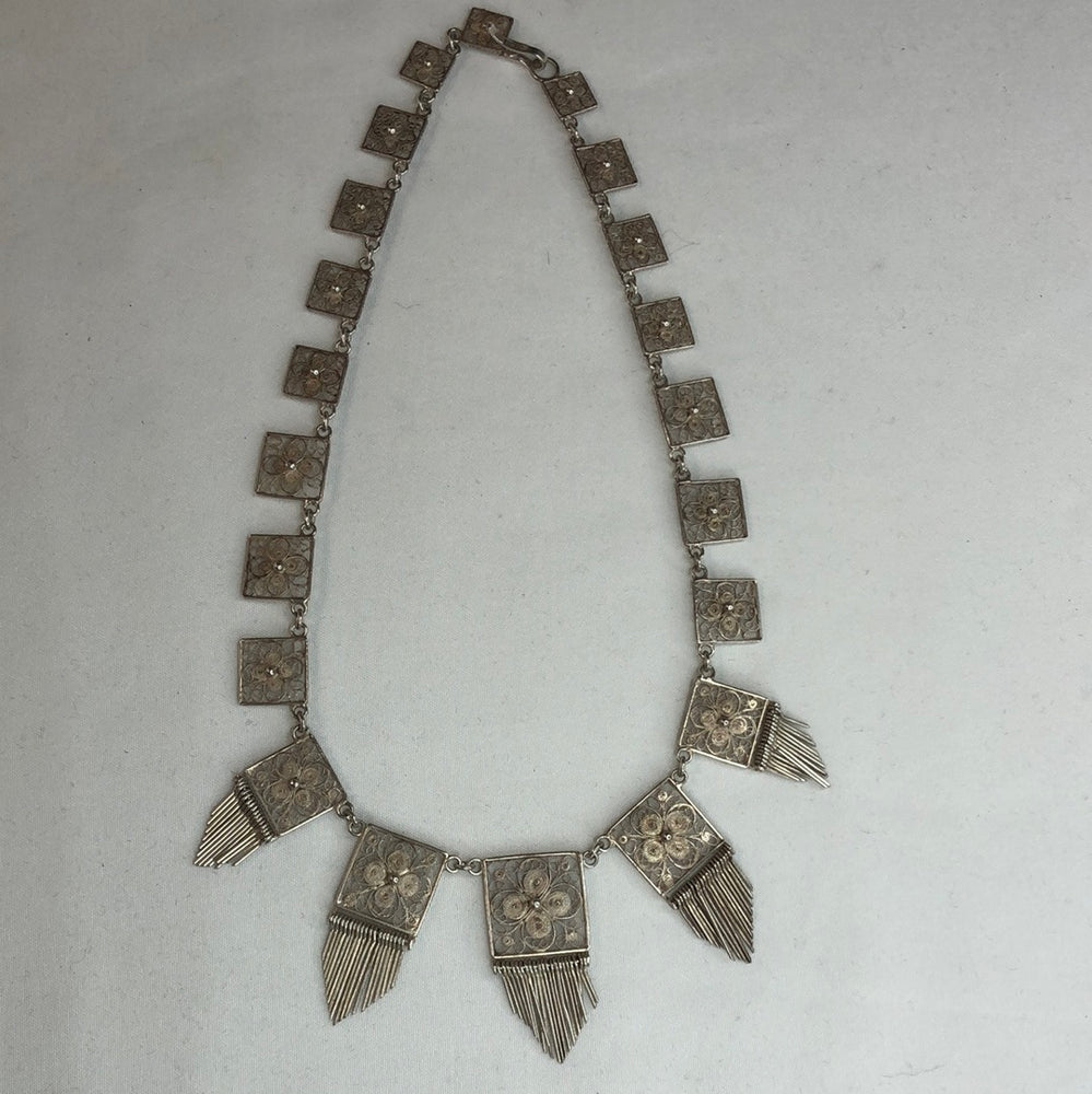 
                  
                    Stirling Silver Filigree Necklace (17059)
                  
                
