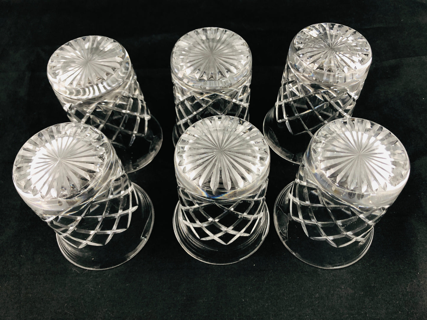 
                  
                    Vintage Crystal Cut Drinking Glasses x 6 (21111)
                  
                