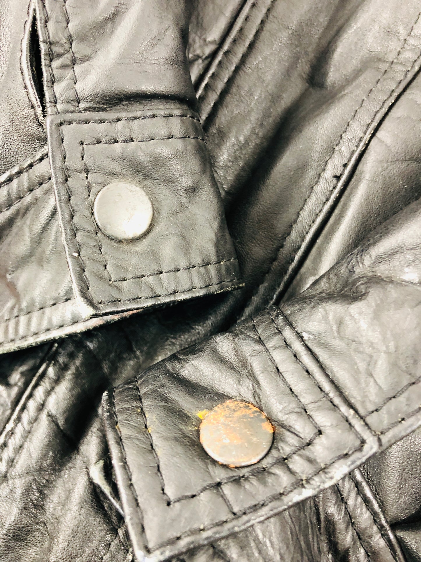 
                  
                    Vintage Genuine Black Leather Jacket - NEPAL (21685)
                  
                