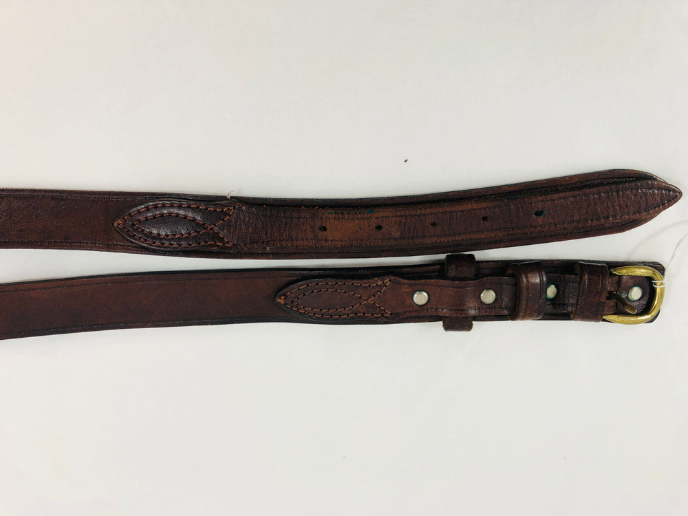 
                  
                    Leather Western Belt, Overlay Buckle- Brown (21687)
                  
                