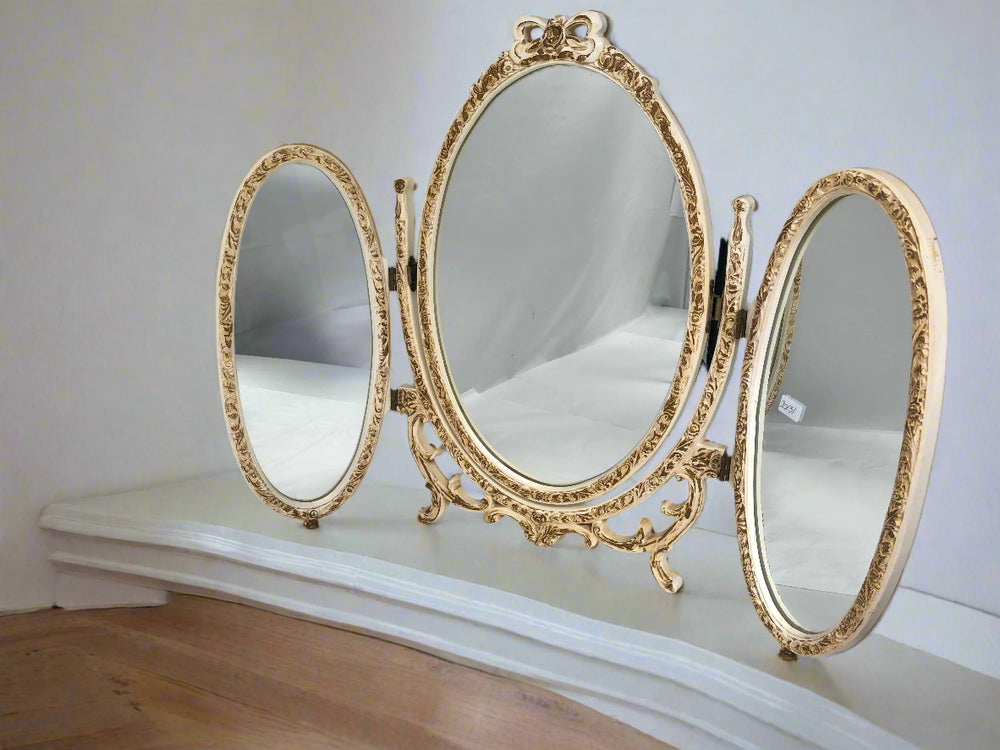 Vintage Ornate French Baroque Style Mirror (20131)