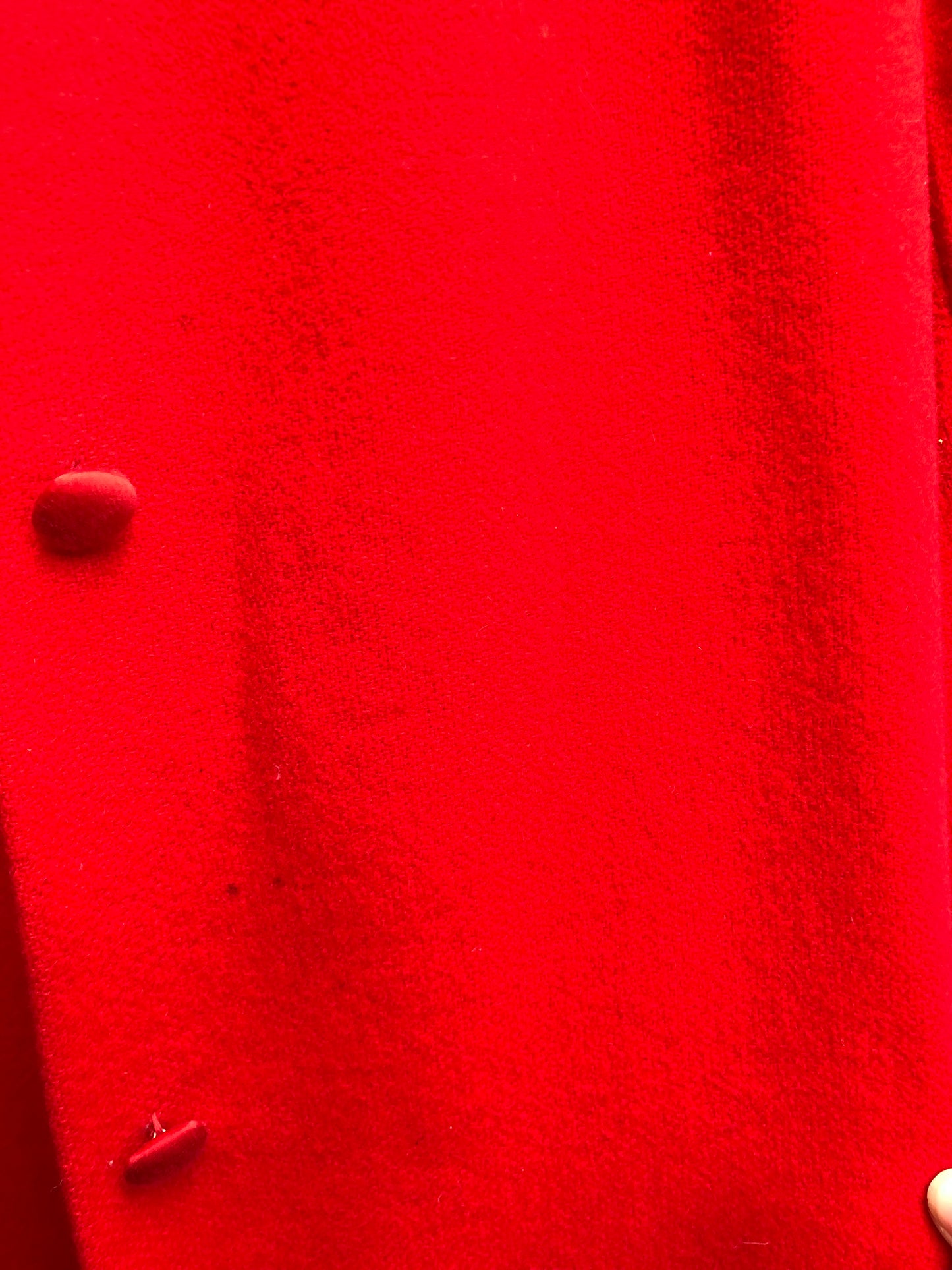 
                  
                    Gorgeous Full Length Wool Red Coat - Size SW - 12 (17419)
                  
                