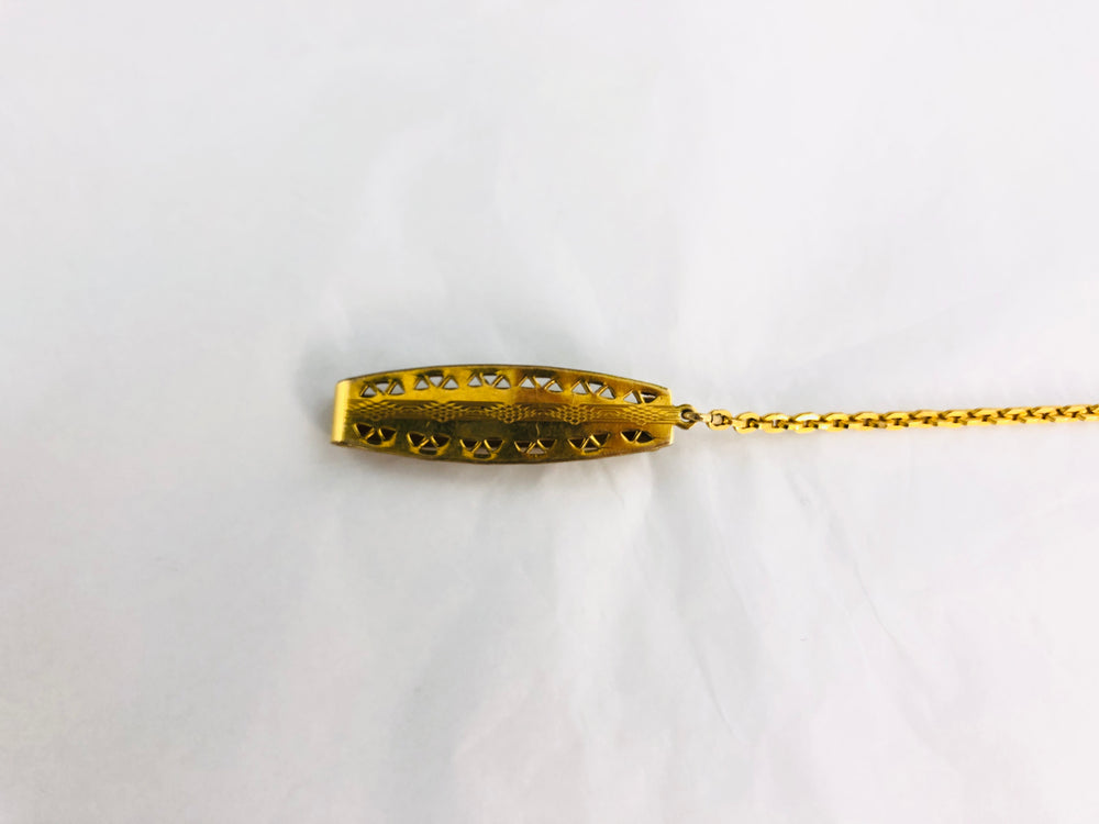 
                  
                    Vintage 12k Gold Filled Clip with Chain (21597)
                  
                