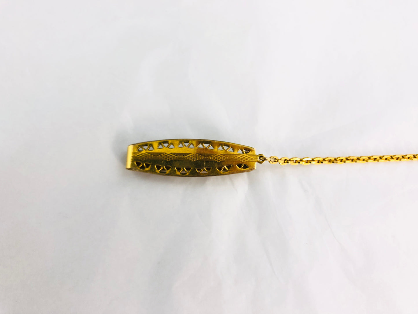 
                  
                    Vintage 12k Gold Filled Clip with Chain (21597)
                  
                
