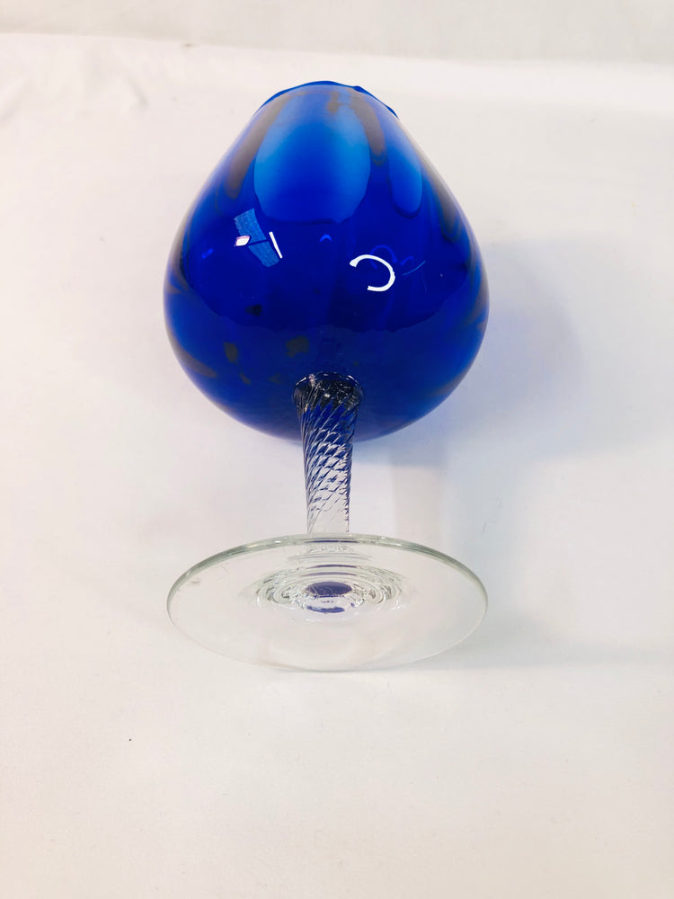 
                  
                    Vintage Cobalt Blue Brandy Balloon Glass (18116)
                  
                