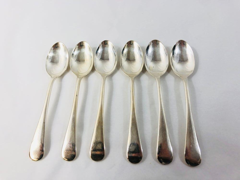 EPNS Silver B & J.S LTD Teaspoons  x 6 (21945)