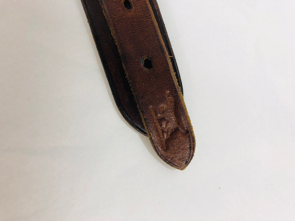 
                  
                    Leather Belt -Brown Overlay Buckle (21693)
                  
                