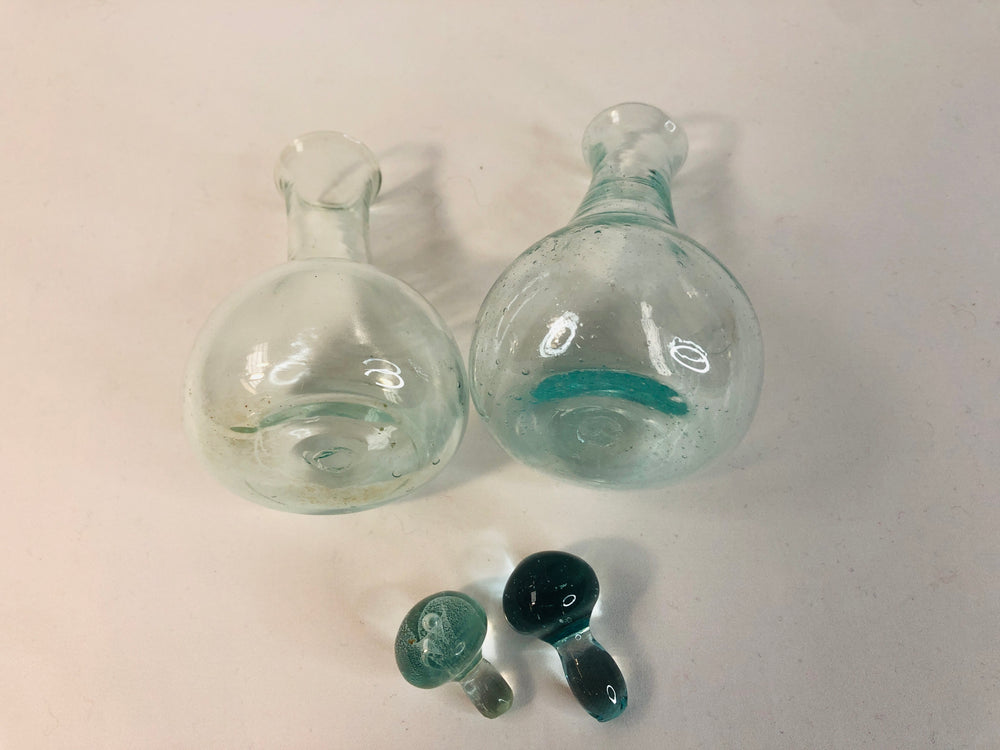 
                  
                    Recycled Glass Condiment Jars with Glass Stoppers (18139)
                  
                