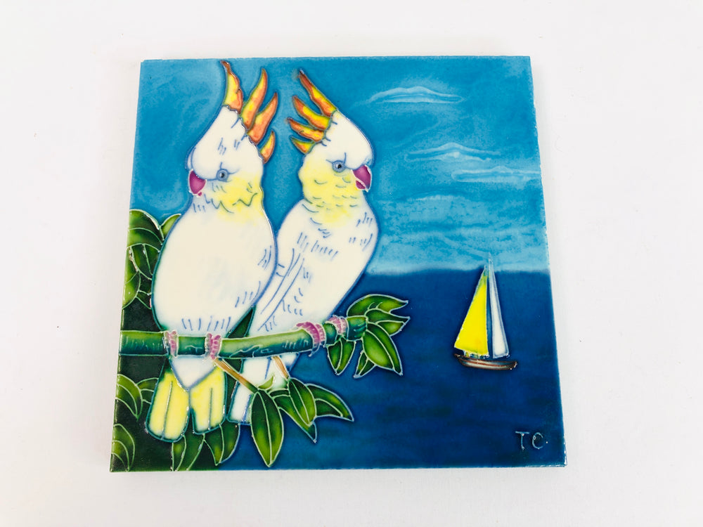 
                  
                    Hand Crafted Tile - Parrots Designer -TC (18262)
                  
                