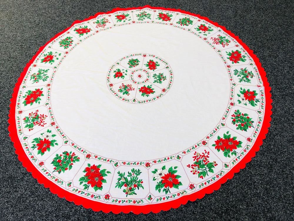 Round Christmas Tablecloth (21663)