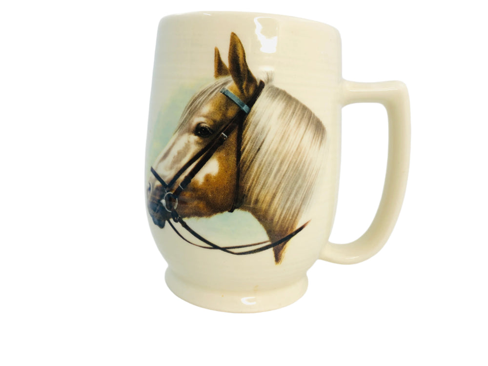 Crown Lynn - 1054 Mug Horse Image (21347)