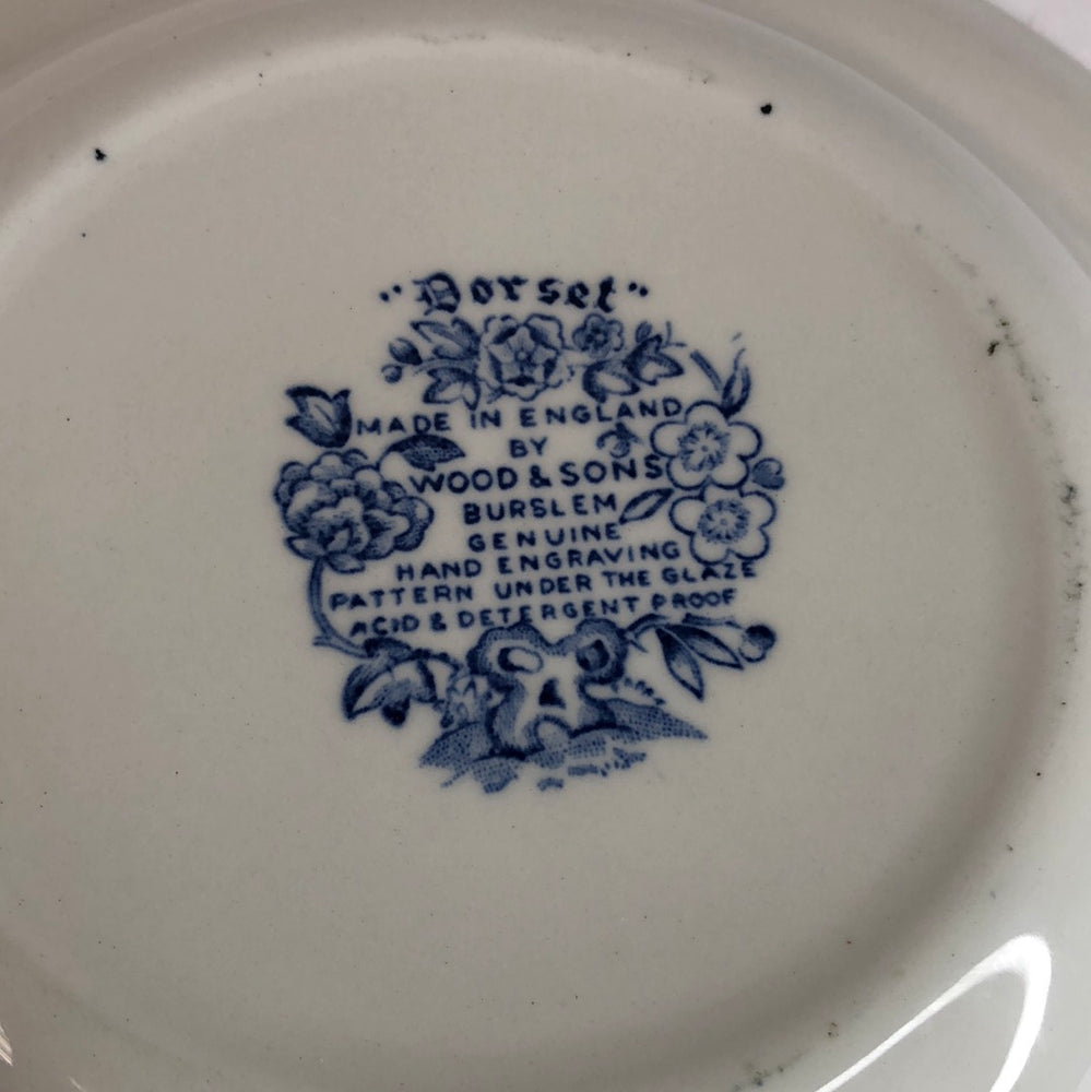 
                  
                    Vintage Dorset Blue Wood & Sons Burslem Plate (17284)
                  
                