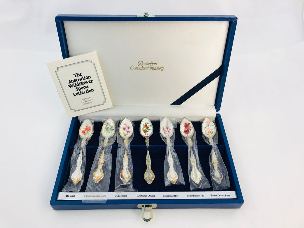 Vintage Australian Wildflower Collectors Treasury Spoon Collection (21323)