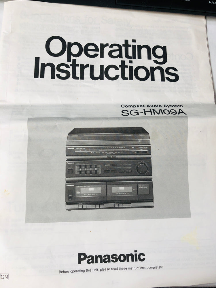 
                  
                    Panasonic - SG-HM09A Audio System (20564)
                  
                