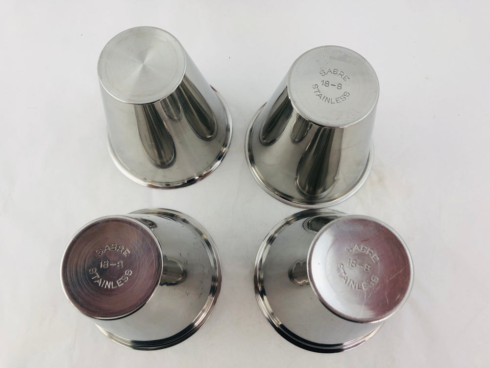 
                  
                    Vintage Sabre Picnic Stainless Steel Cups in Holder (21745)
                  
                