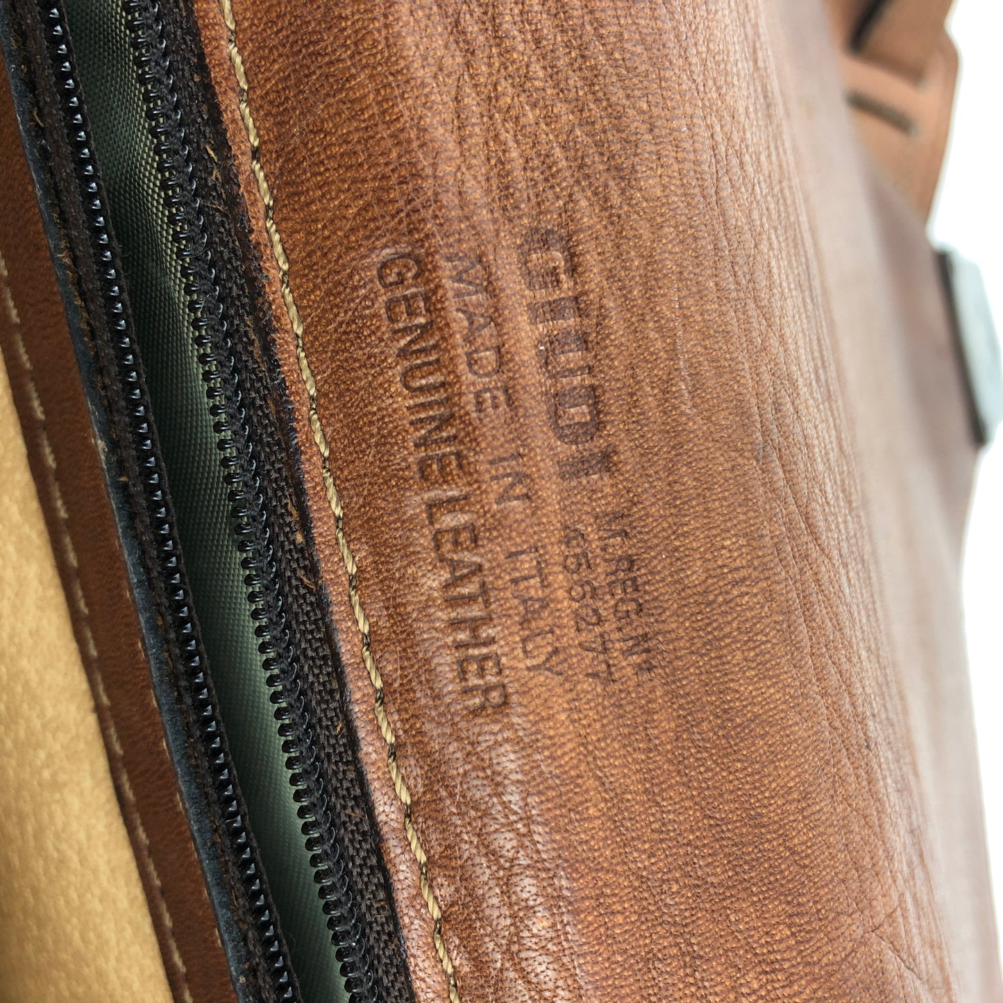 
                  
                    Vintage Giudi Italian Leather Messenger Bag (21657)
                  
                