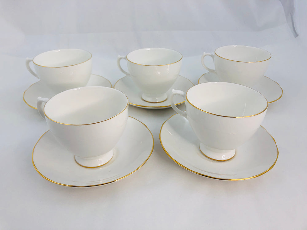 Queen Anne - Bone China Tea Cup Duo x 5 (21756)