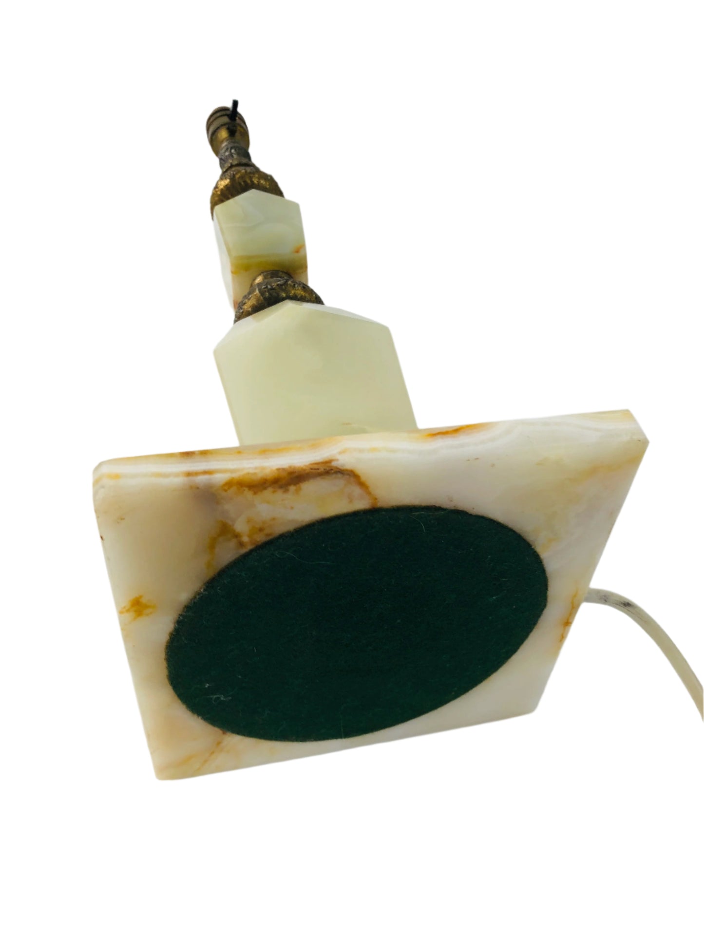 
                  
                    Large Vintage Brass and Onyx Table Lamp (20555)
                  
                