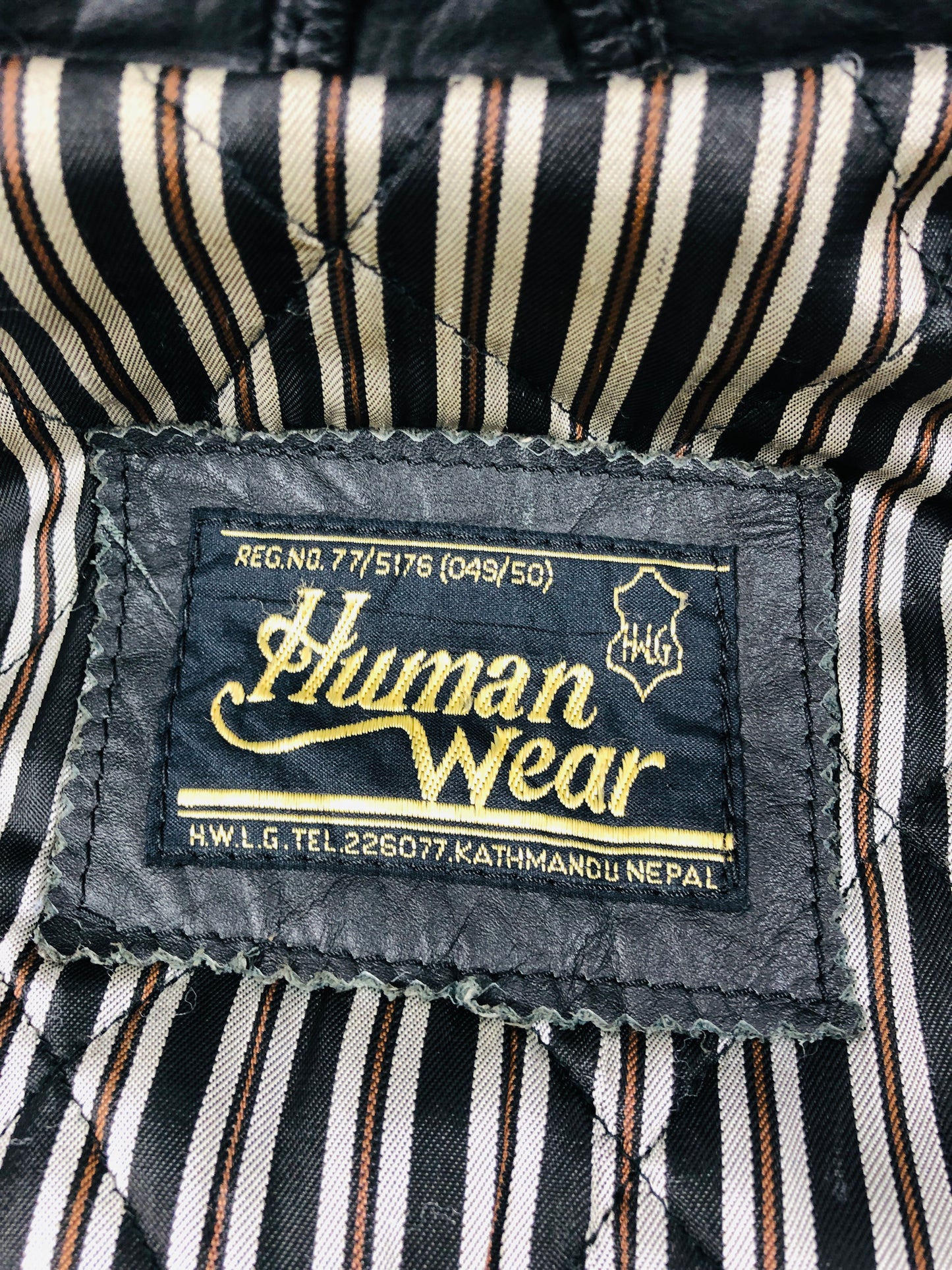 
                  
                    Vintage Genuine Black Leather Jacket - NEPAL (21685)
                  
                