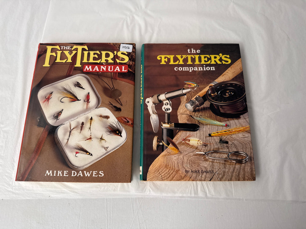 The Flytier's Manual AND Companion by Mike Dawes  - Signed (19356)