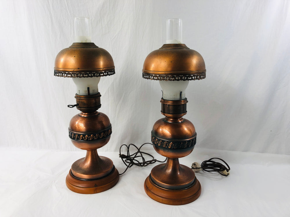 
                  
                    Matching Copper Look Kerosene Lamps (20850)
                  
                