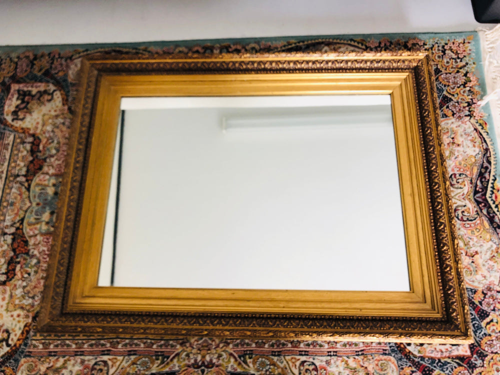 Large Gold Frame Mirror (21479)