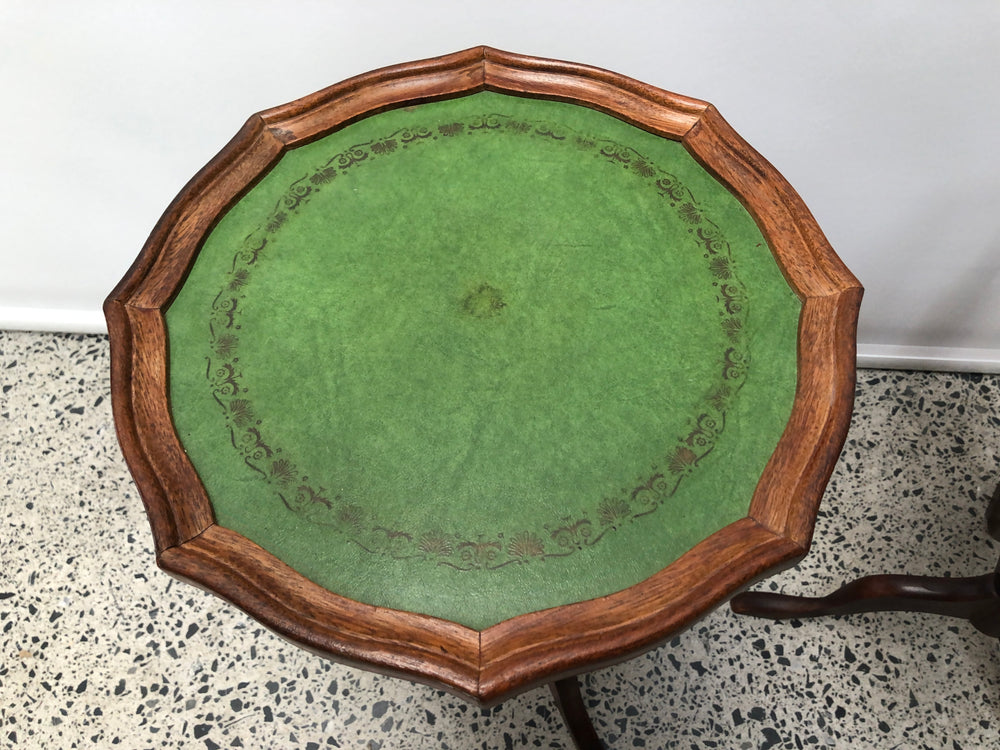 
                  
                    Small Round Leather Top Side Tables (20532)
                  
                