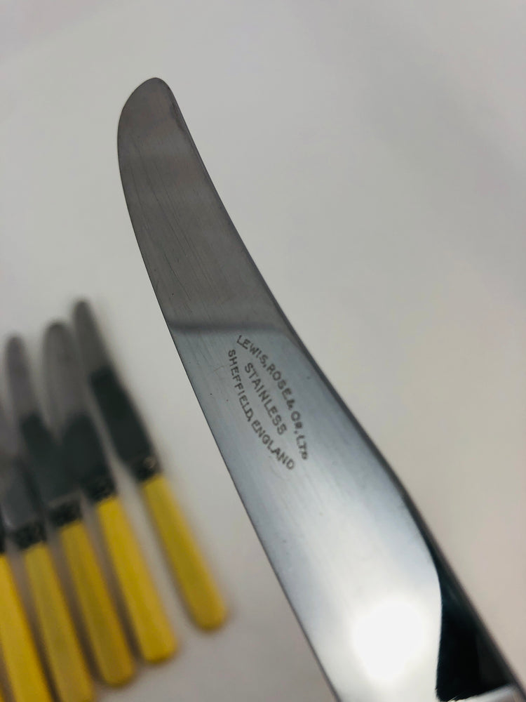 
                  
                    LEWIS,ROSE & CP LTD - Bone Handle Butter Knives -Sheffield (21311)
                  
                