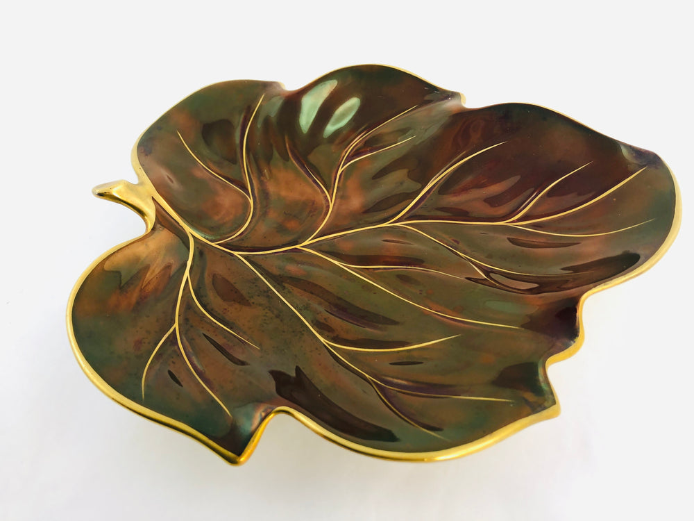 Carlton Ware - Rouge Royale Leaf Dish  (12362)