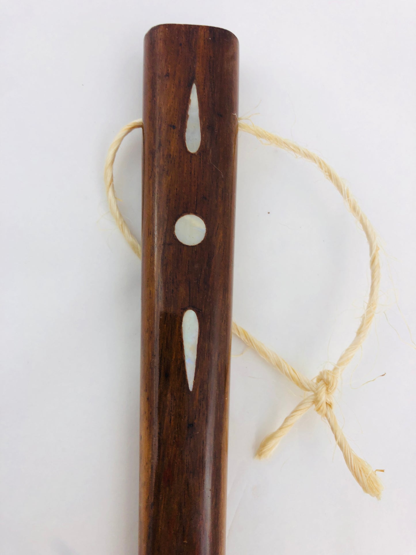 
                  
                    Wood Shoe Horn with Mother of Pearl Inlay (21646)
                  
                