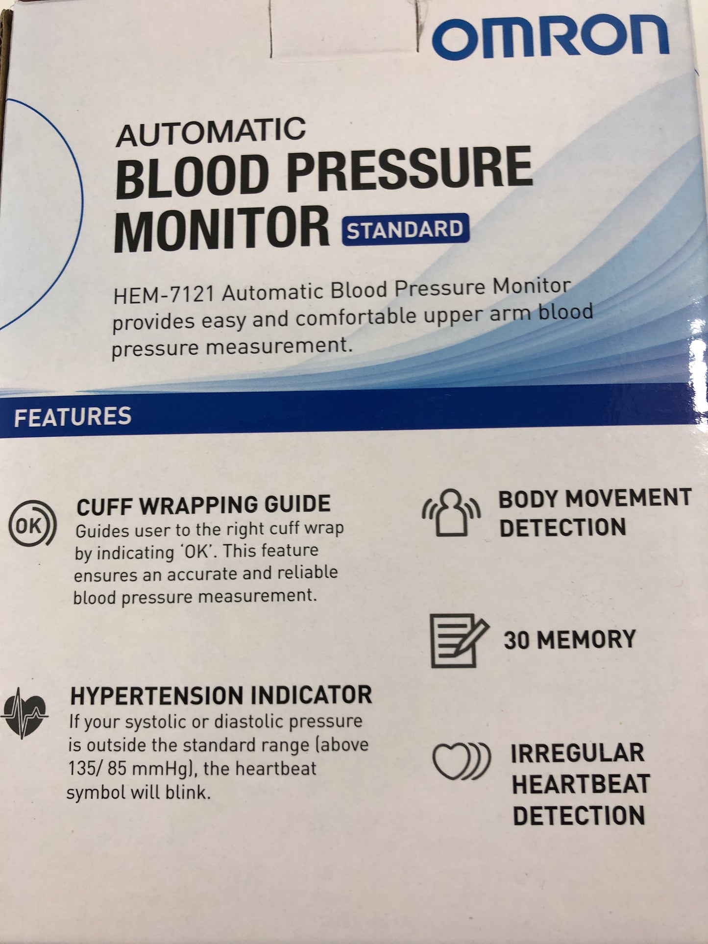 
                  
                    Omron Automatic Blood Pressure Monitor (21432)
                  
                