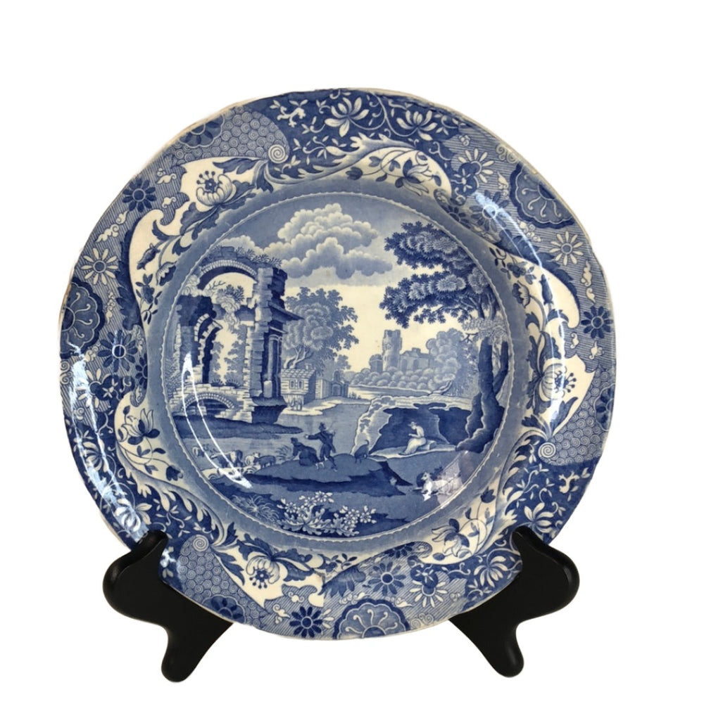 Antique Copeland Spode's - Blue 'Italian' Pattern' Serving Dish c1810- 1830 (17255)