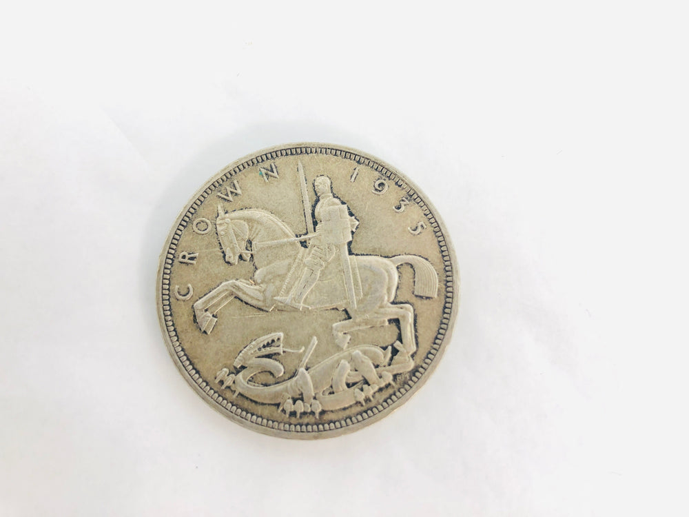 1935 Great Britain George V Silver Jubilee Crown Coin (21706)