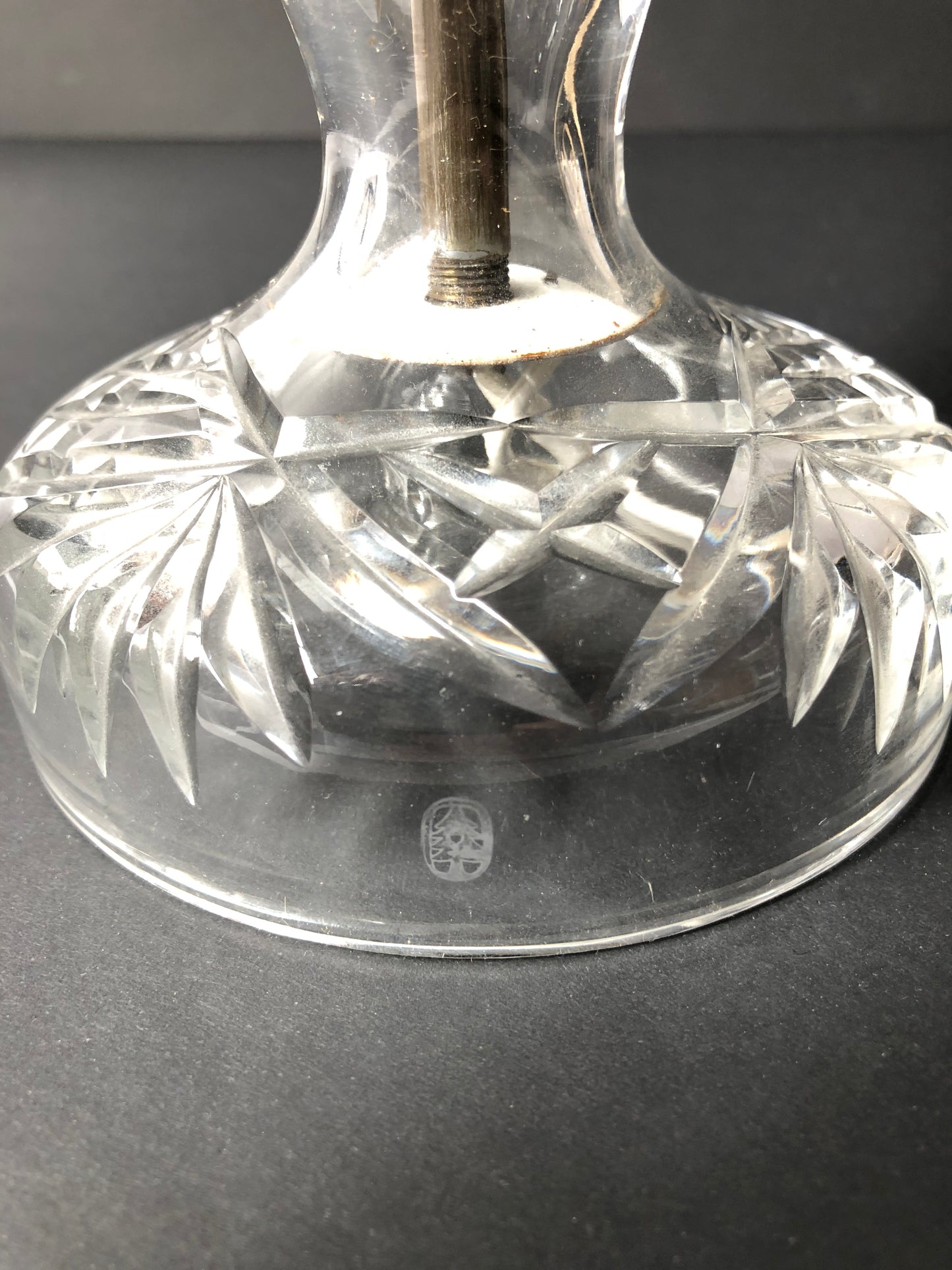 
                  
                    Gorgeous 1920's Cut Crystal Table Lamp (20303)
                  
                