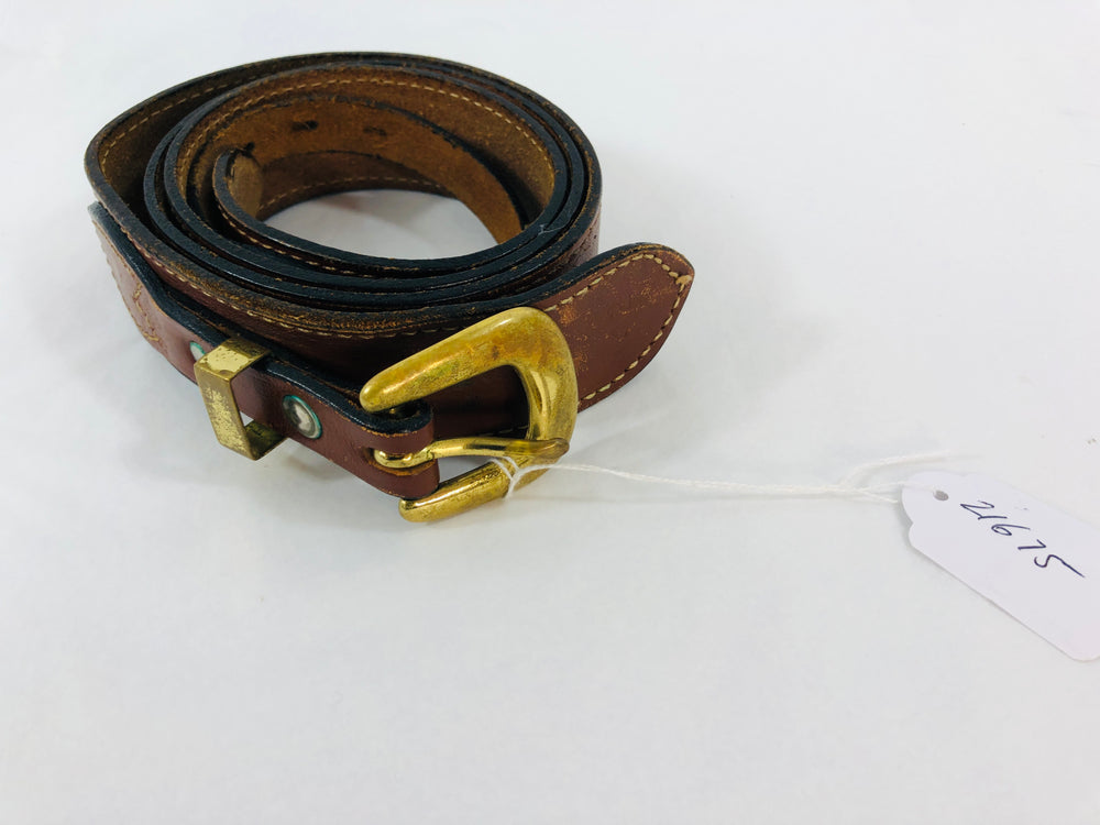 Burton & Hobbs Australian Made Leather Belt - 42 (21675)
