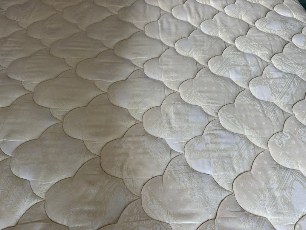 
                  
                    King Bed and Base with Headboard - Cream (21502)
                  
                