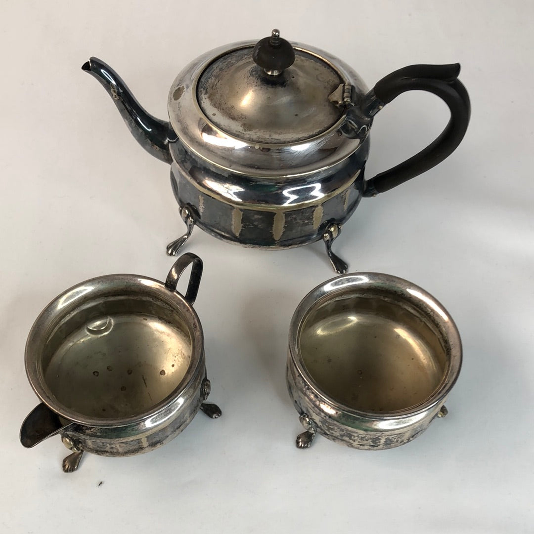 
                  
                    Teapot, Sugar and Milk Jug Silver EPNS (17081)
                  
                