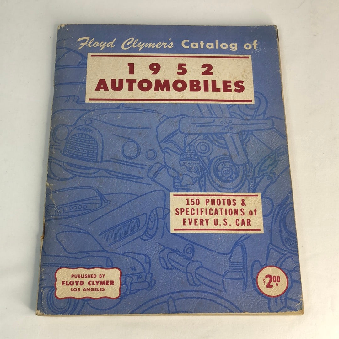 
                  
                    Floyd Clymers Catalogue of 1952 Automobiles (17145)
                  
                