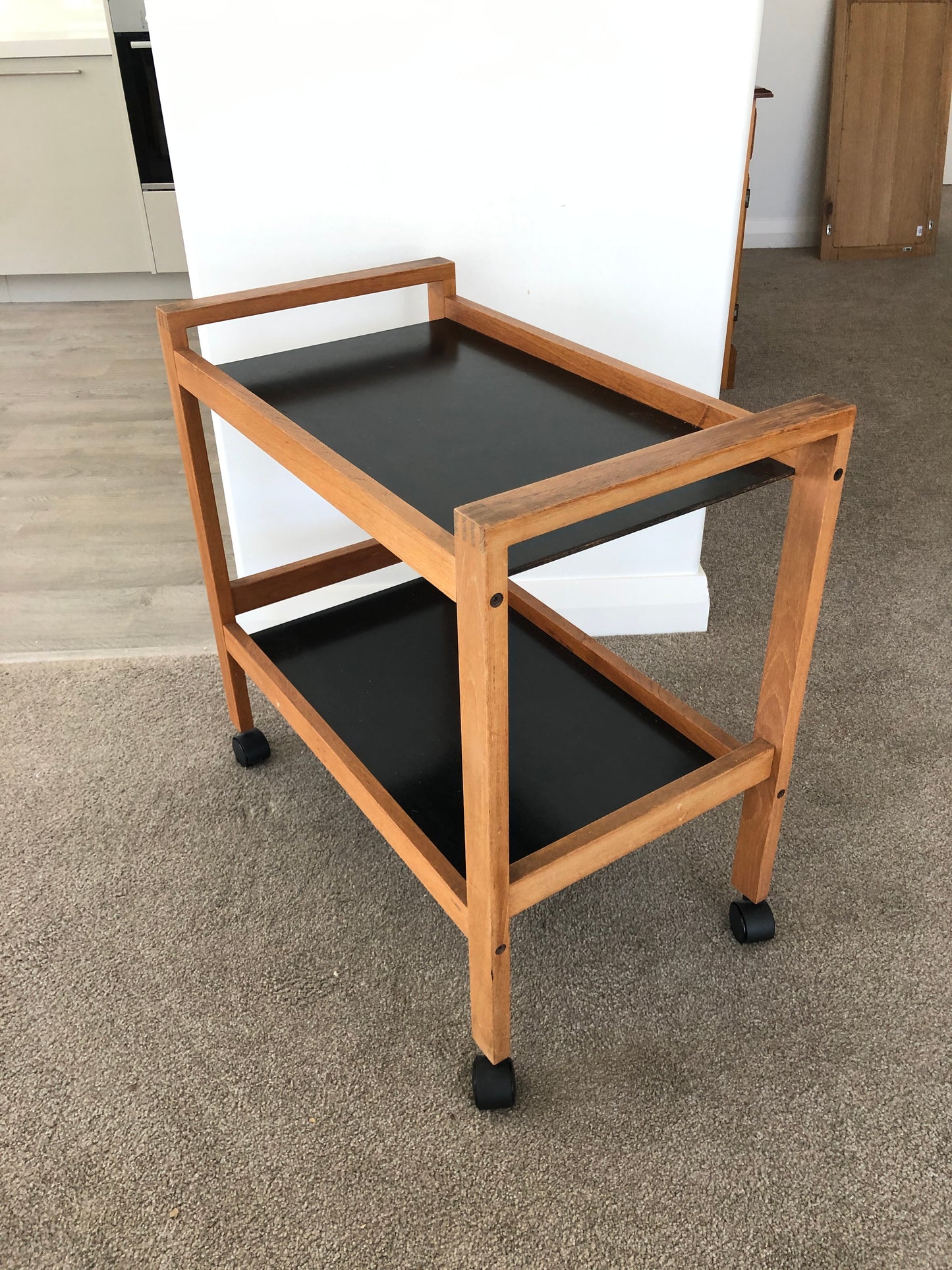 
                  
                    Borge Mogensen Style Mid-Century 1960's Teak Serving Trolley - 2 Tier  (20202)
                  
                